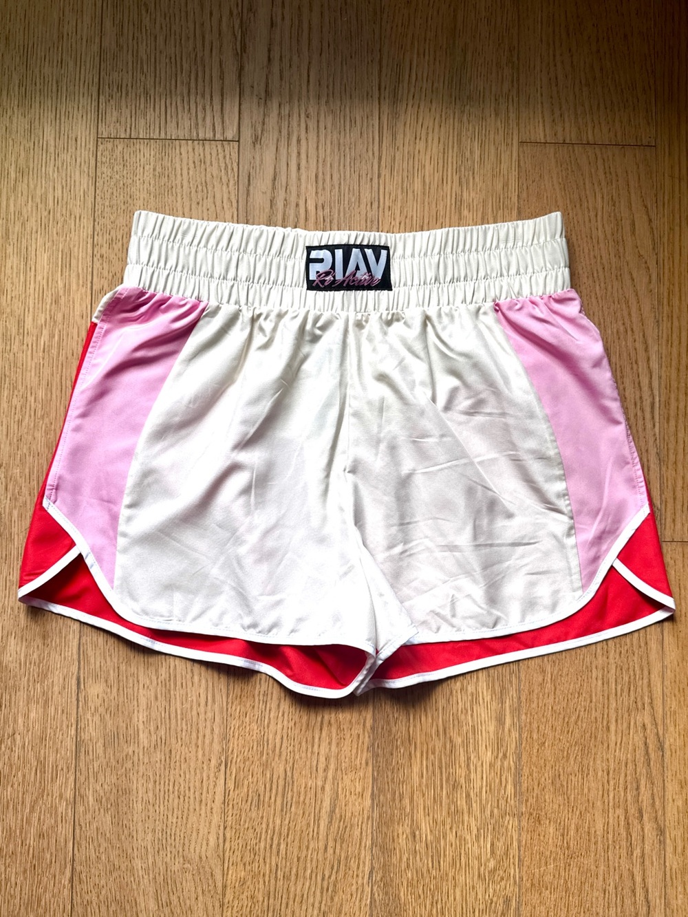 River Island Pink, Red & Cream Sport Shorts NWT - Size M